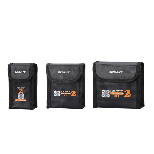 For Avata 2 Battery Explosion-proof Safety Storage Bag Cover Shockproof Case Flame Retardant Fireproof Guard Protection Bag