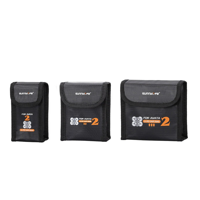 For Avata 2 Battery Explosion-proof Safety Storage Bag Cover Shockproof Case Flame Retardant Fireproof Guard Protection Bag
