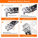 NexTool W4 Multitool Wrench 11-In-1 Adjustable Wrench Pliers Hand Tools Screwdriver Wooding Saw Wood Working Tools