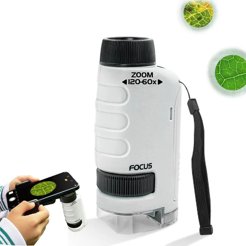 Portable Handheld Microscope for Kids Mini Labsters Portable Microscope Portable Microscope Kids Minilabsters Handheld Pocket Microscope