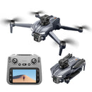 XKJ K18 MAX GPS 5G WiFi FPV with 5.9inch LCD Screen Controller HD Dual Camera Servo Gimbal 360 Obstacle Avoidance One-Key Airdrop Brushless Foldable RC Drone Quadcopter RTF