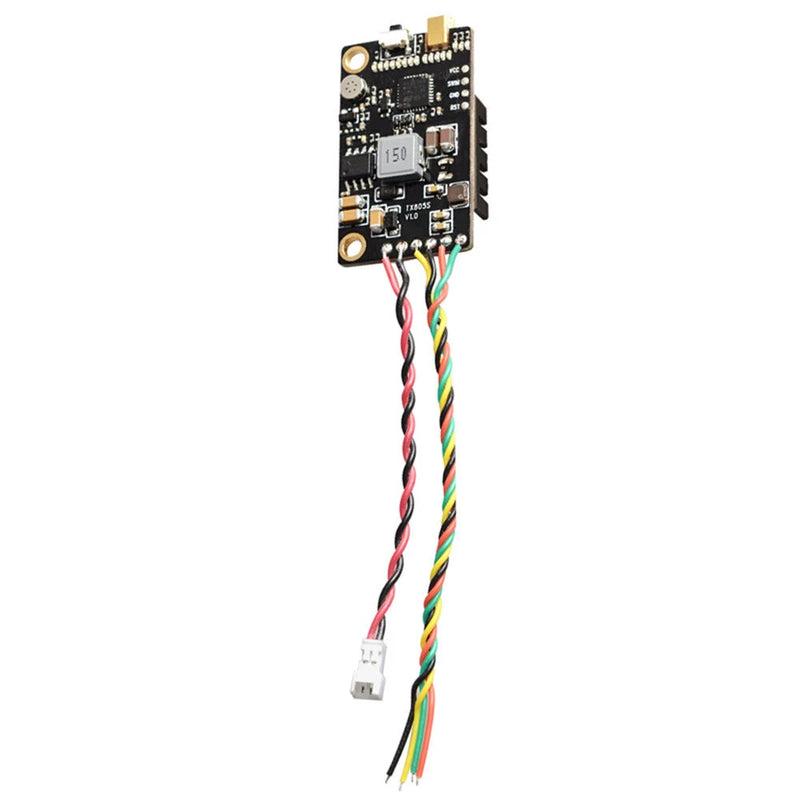Eachine TX805S 5.8GHz 40CH 25mW-500mW-1000mW-1600mW AV FPV Transmitter MMCX VTX LED Display With Mic Heatsink Support OSD/Pitmode/Smart Audio for RC Drone Airplane Long Rang