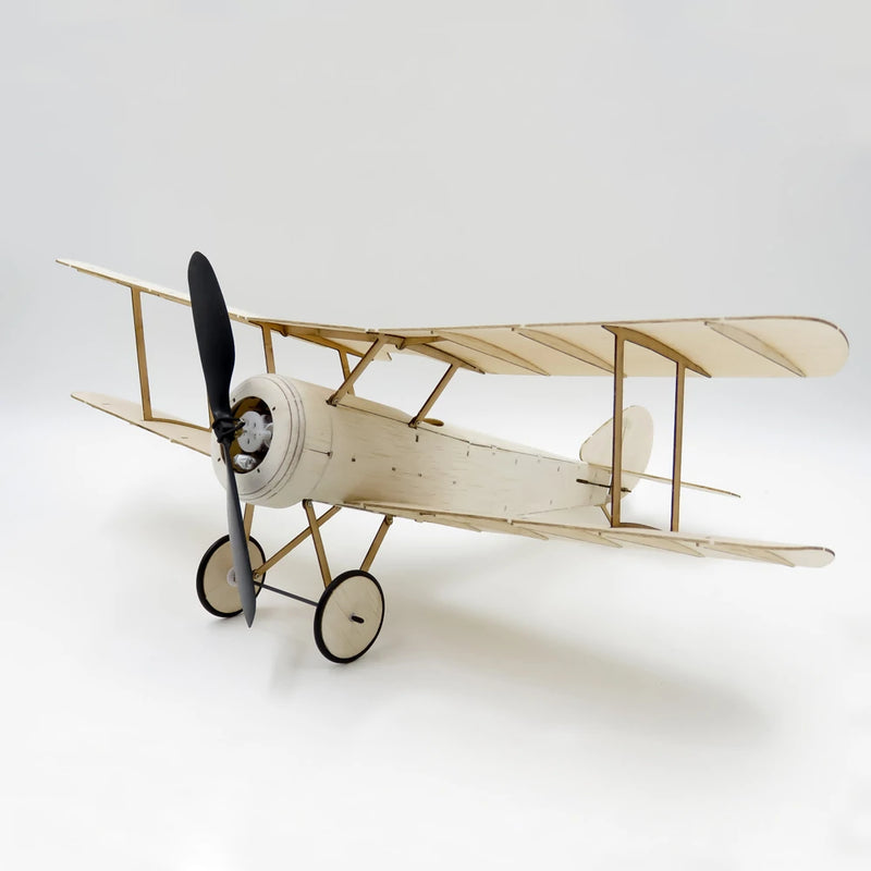 Dancing Wings Hobby K6 Sopwith Pup 378mm Wingspan Balsa Wood Micro RC Airplane Warbird Biplane KIT/ KIT+Power Combo