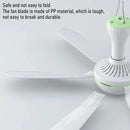 Tevorex 5 / 6 / 8 Leaves Electric Ceiling Fan Silent Low Noise Energy Saving with Remote Cable Lightweight Portable for Camping Bed Dormitory Tent