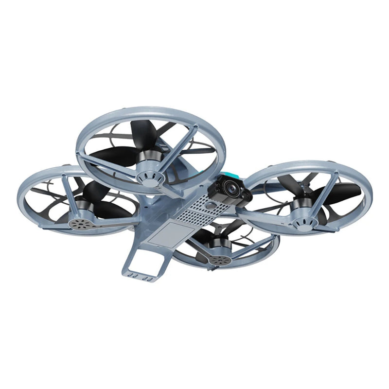 4DRC V33S WiFi FPV with HD Dual Camera Optical Flow Positioning Stunt Tumbling Colorful LED Lights Brushless Grid Full Protection Child Gift RC Toys Drone Quadcopter RTF