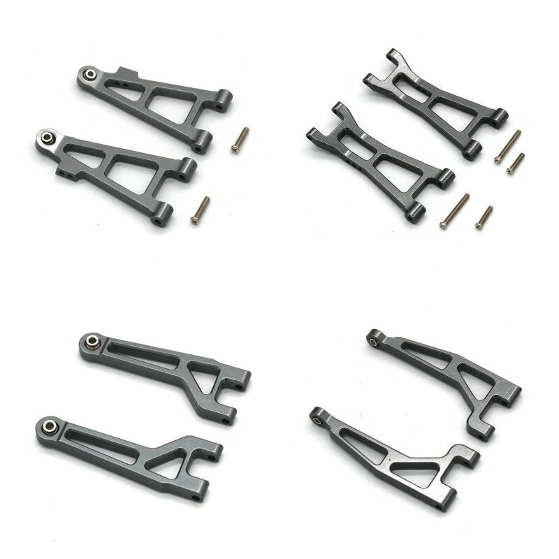 8pcs Upgrade Parts For MJX H16 16207 16208 16209 16210 Metal Front and Rear Upper Lower Suspension Arm Set 1/16 RC Car