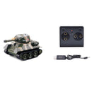 Happy Cow 777-215 2.4G 4CH Mini Radio RC Car Army Battle Infrared Tank with LED Light RTR Model Toy