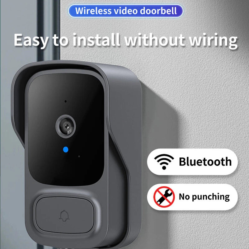 M23S Wireless Visual Doorbell with 4.3-inch Display Screen 1080P FHD Night Vision Two-way Video Intercom Smart Home Surveillance Door Bell