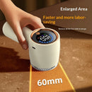 Tevorex Household Intelligent Electric Lint Remover LCD Digital Display USB Charging Portable Fabric Shaver with 6 Blade Cutter Head for Home Use