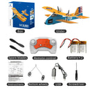 KF801 PT-17 230mm Wingspan 2.4GHz 2CH Gyroscope Stabilization Indoor & Outdoor Mini RC Airplane Glider RTF for Beginner Children Toys