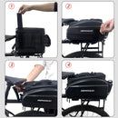 BENGGUO 17-30L EVA Hard Shell Bicycle Trunk Pannier with Reflector & Shoulder Strap Multi Functional Waterproof Rear Seat Frame Bag