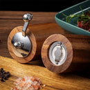Manual Wooden Peppercorn Black Pepper Grinder Pepper Grinder Kitchen Manual Solid Wood Pepper Mill Household Sea Salt Pepper Grinding Bottle