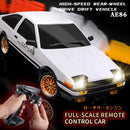 LDRC LD-A86P RTR 1/18 2.4G RWD RC Car Drift Vehicles Flip LED Lights Full Proportional Controlled Models Toys