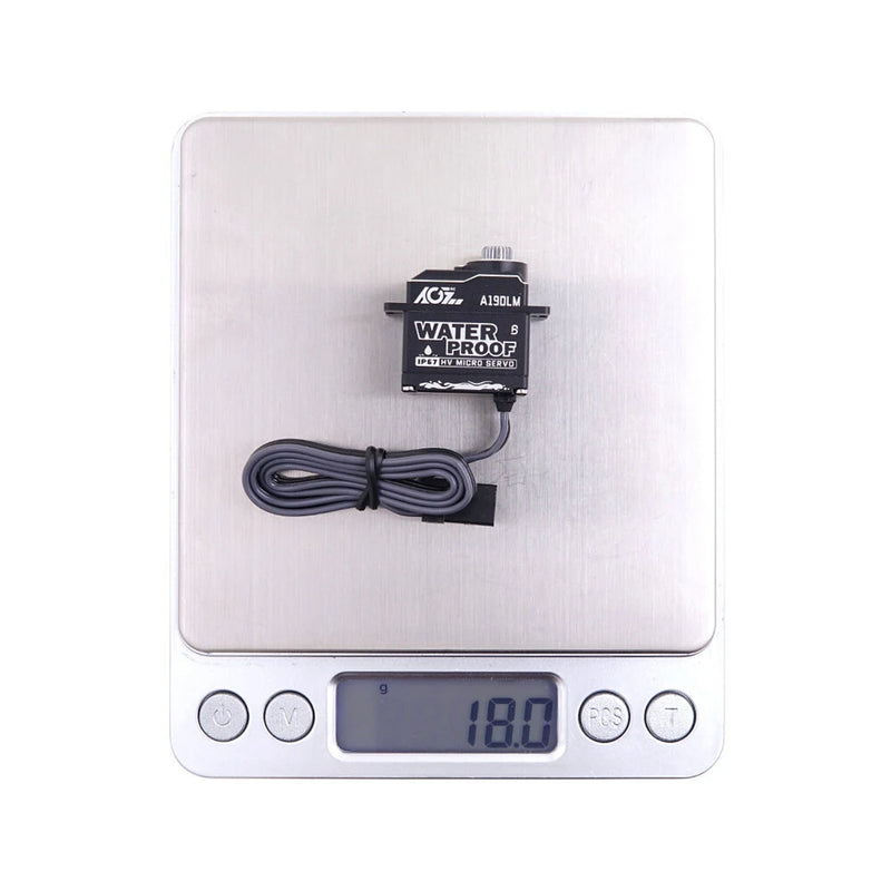 AGFRC A19DLM High-speed IP67 Waterproof 4KG HV Micro RC Digital Servo Steering for RC off-road Car Model