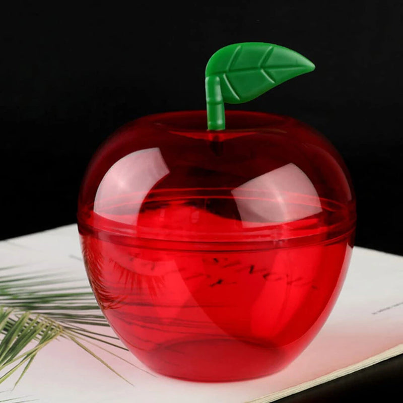 10PCS 6x5cm Christmas Candy Box Apple Shape Wedding Candy Box Christmas Fillable Decorative Ball Candy Gift Wrapping Gift