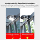 IPRee 3 Mode Solar Clip Lights IP65 Waterproof Super Bright Motion Sensor Lights Energy Conservation Warm Light Garden Wall Light