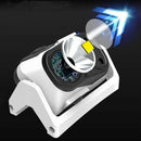 Portable Mini Smart Sensor LED Headlamp USB Rechargeable Super Bright Running Cycling Head Light Red Warning Light Waterproof Lantern Illuminator Lamp