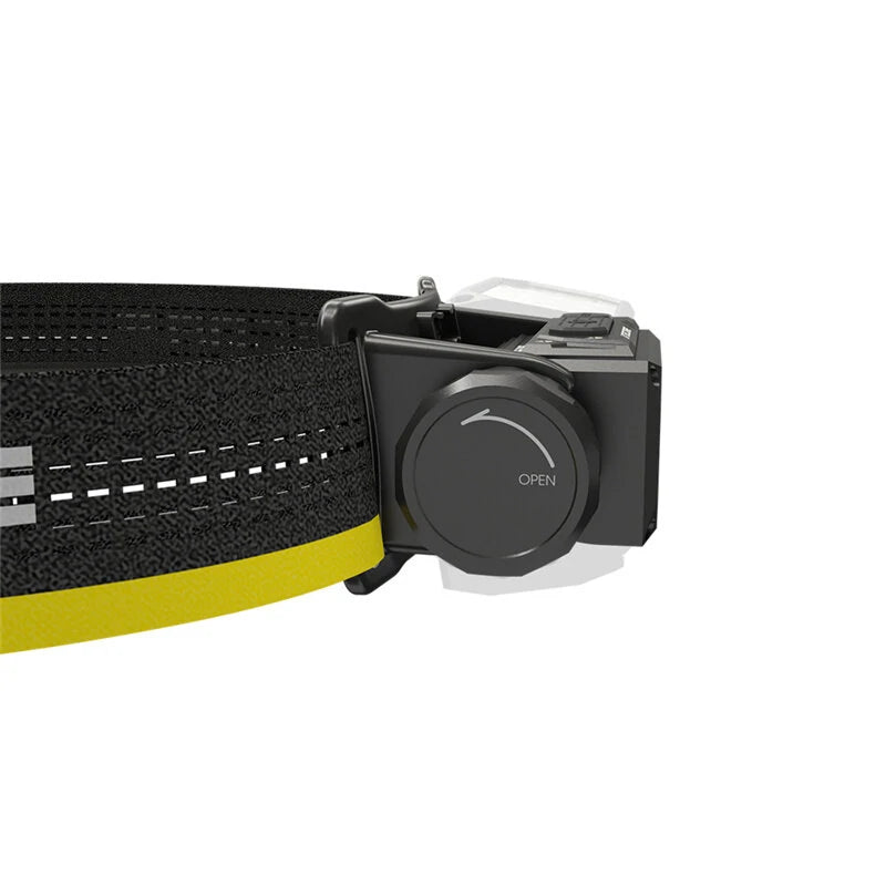 NITECORE HC65 UHE 2000 Lumens Strong Light LED Headlamp USB-C Rechargeable Headlight Three-light Source White Red Light Outdoor Camping Lamp