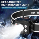 BIKIGHT T-15 Smart Motion Sensor LED Headlamp Strong Light Outdoor Long Battery Life Charging for Fishing Emergency Work for Night Fishing