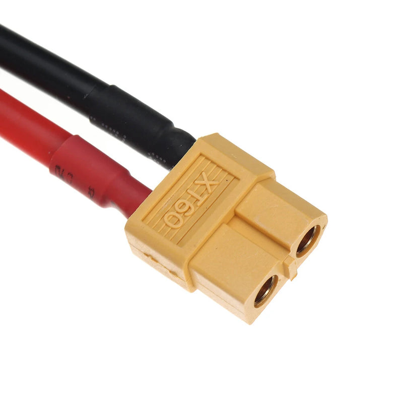 3Pairs XT60 Male Plug 12AWG 5cm Silicone Cable Wire