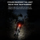 BENGGUO High Brightness Mini Bicycle Taillight 150mAH USB Charging Waterproof 3 Modes Bike Rear Light for Night Riding Safety Warning