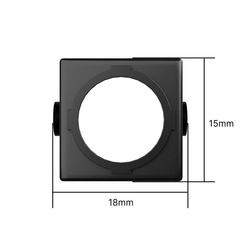 4PCS FLYWOO Ultralight Colorful Filter Holder Lens Protection Shell For DJI O4 Camera Black/ Red/ Yellow/ Purple RC Drone