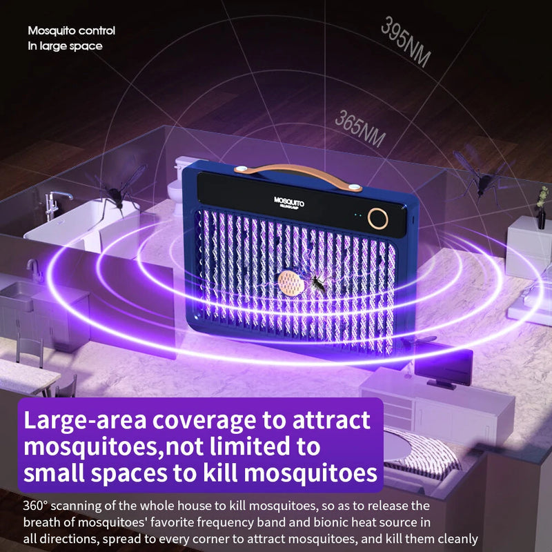 AGSIVO Plug-in 3000V High Power Electric Mosquito Bug Zapper Mosquito Killing Lamp for Indoor and Outdoor