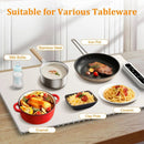 Multifunctional Silicone Insulated Food Warming Board Electric Food Warming Mat  3-Level Temperature Adjustable Compatible With Metal, Ceramic, Glass And Enamelware