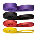 KALOAD 4Pack Heavy Duty Latex Resistance Band Exercise Elastic Band Set For Sport Strength Pull Up Assist Band Workout Pilates Fitness Equipment