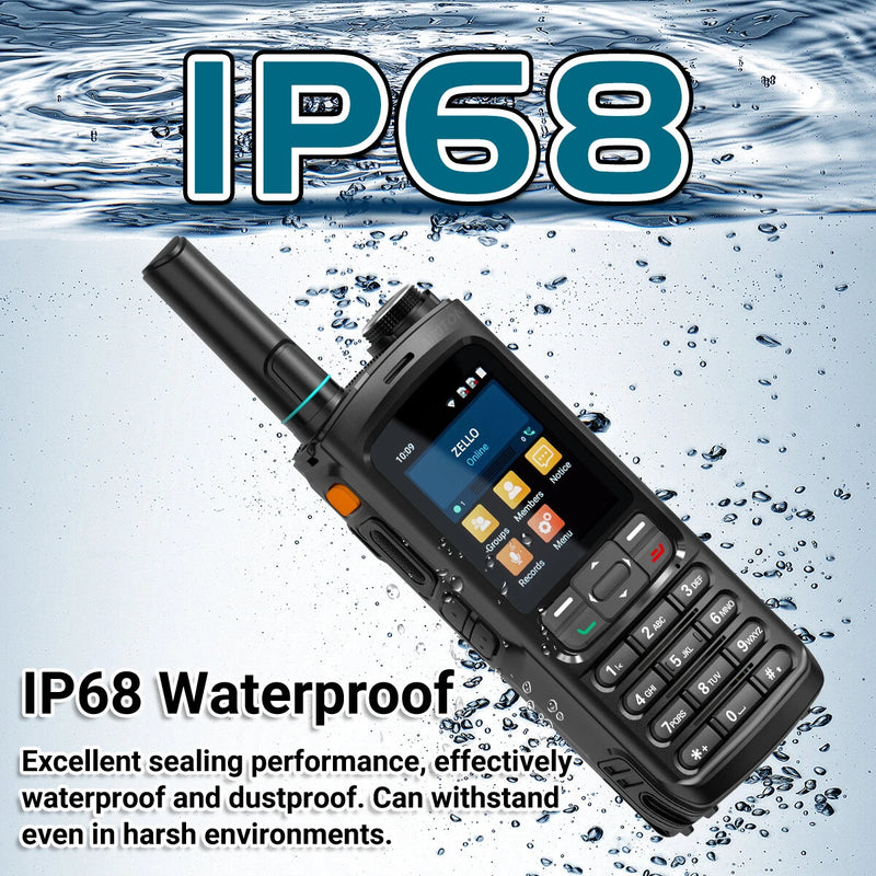 AIRITON AI-8088 Global POC Walkie Talkie Network Radio IP68 Waterproof Zello Android Bluetooth GPS WIFI Two Way Radio