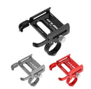GUB P30 Bike Holder Aluminum Alloy 360 Adjustable Sturdy Anti-fall 0.2kg Lightweight Handlebar Holder for Motorcycle Bicycle Scooter Bracket - Red