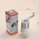 304 Stainless Steel Portable Manual Coffee Grinder Adjustable Coarseness and Fineness Hand-Crank Grinding Beans Machine