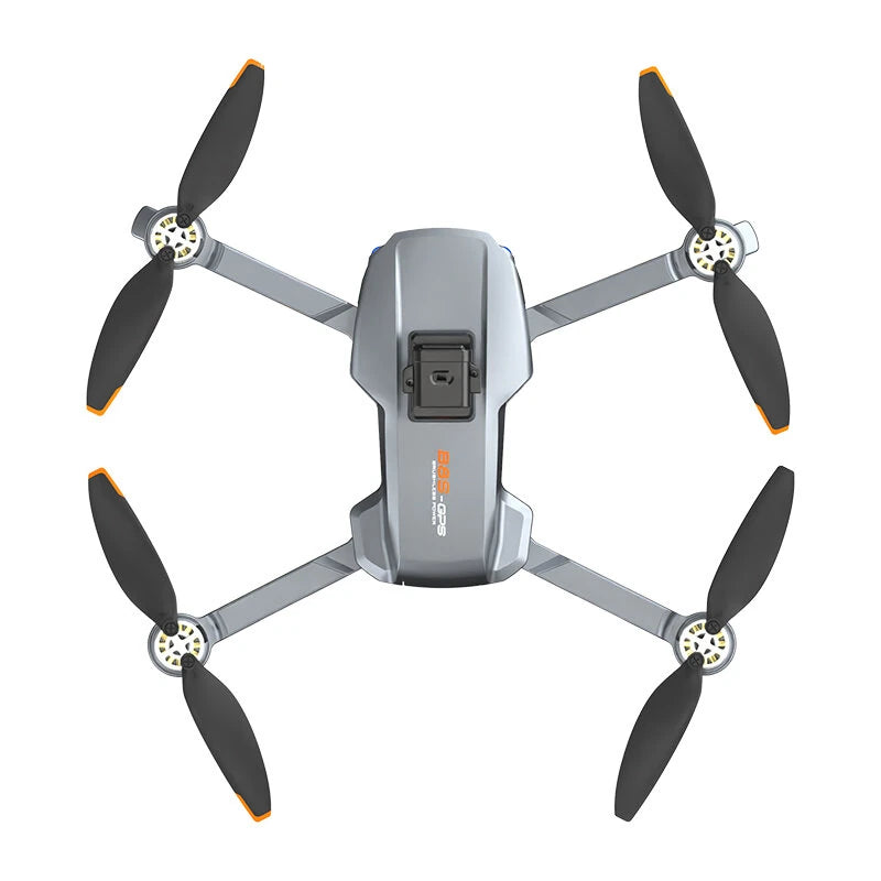 FUNSKY B8S GPS 5G WiFi FPV with 5.9inch LCD Screen Controller 720P HD Dual Camera Servo Gimbal 360 Obstacle Avoidance Brushless Foldable RC Drone Quadcopter RTF