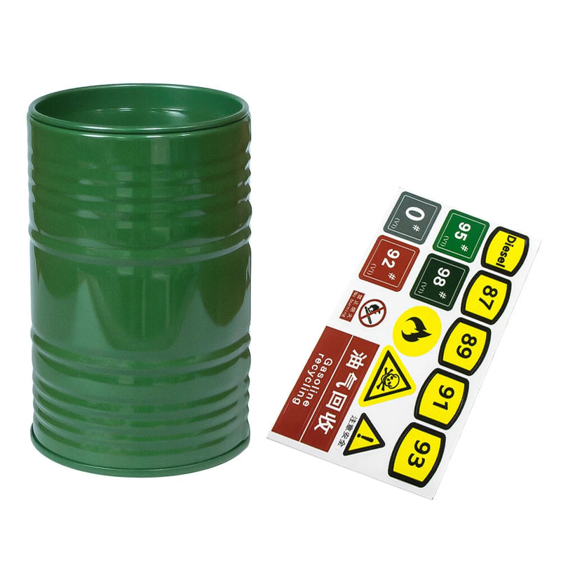 Simulation Decorative Oil Drum Accessories for 1/8 1/10 Climbing Car TRX4 SCX10 Vehicles Models RC Car Parts