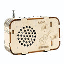 Small Science Technology Mini Wooden DIY Radio Models Handmade Homemade Assembly Puzzles Color Crafts