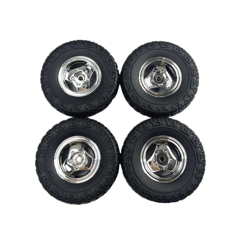 4PCS LDRC 18401 1/18 Rock Crawler RC Car Original Parts Tires Wheels Vehicles Models Spare Accessories