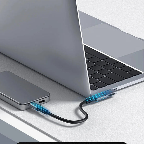 Hagibis 240W USB-C to USB-C Adapter 40Gbps 8K 60Hz 90 Converter USB4 Adapter for Thunderbolt 4/3 MacBook iPhone 16 Pro Tablet