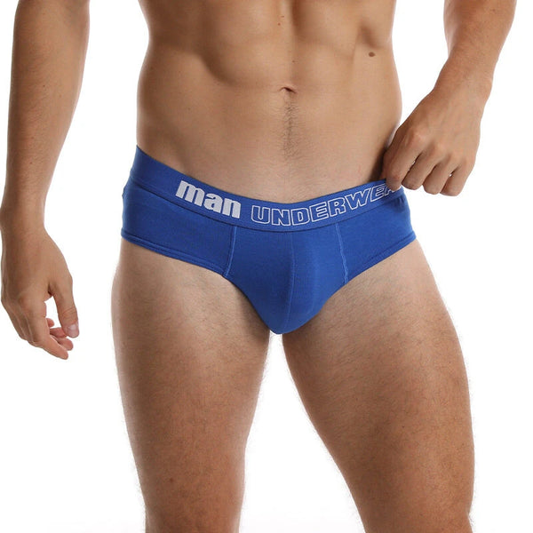 4pcs Men's Cotton Briefs Breathable Solid Color Panties Men Underwear Comfortable Loose Fit Underpants