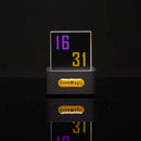 Transparent Mini WiFi Weather Clock GIFTV Smart Weather Station with GIF Animation Album Holographic Creative Gift Photo Display Crystal Cube