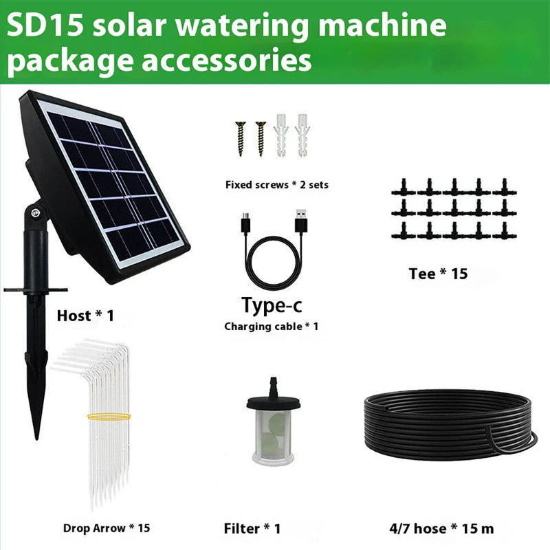 Solar Automatic Timed Watering Device Watering Artifact Sprinkler Drip Irrigation Intelligent Control Irrigation Sprinkler System