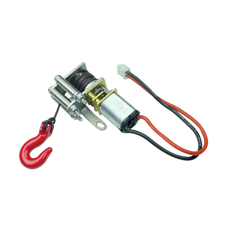 LDR/C LDP06 1/12 Unimog 435 RC Car Upgraded Metal Winch Set LP0006 LP0007 Vehicles Models Spare Parts