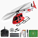 XK K150 Little Squirrel AS350 2.4G 4CH 6-Axis Gyro Optical Flow Localization Altitude Hold Flybarless RC Helicopter RTF