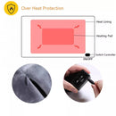 TENGOO USB Electric Heated Shawl 100*70cm Soft Flannel Heated Wrap Blanket Winter Wearable Fast Heating Electric Throw Blanket for Office Outdoor Camping