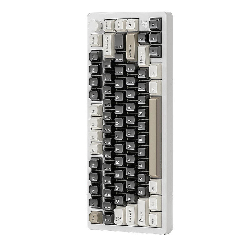 Attack Shark X86 82-Keys Three Mode Mechanical Gaming Keyboard Gasket Structure Hot Swappable RGB Cherry Profile CNC Processed 75% Layout Gaming Keyboard for Laptop Computer