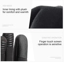 IPRee Winter Cycling Gloves for Men's Warm Outdoor Sports Windproof Anti Slip Waterproof Velvet Touchable Screen Gloves Gloves