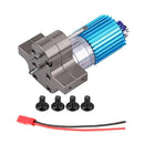Metal Decelerate Gearbox with 370 Brushed Motor Metal Gear Heatsink Mount Base for WPL B14 B14K B24 B24K B16 B16K B36 B36K C14 C14K C24 C24K JJRC Q60 Q61 MN90 MN90K MN91 MN91K 4WD 6WD Fayee FY001 FY002 Half Scale RC Car Parts