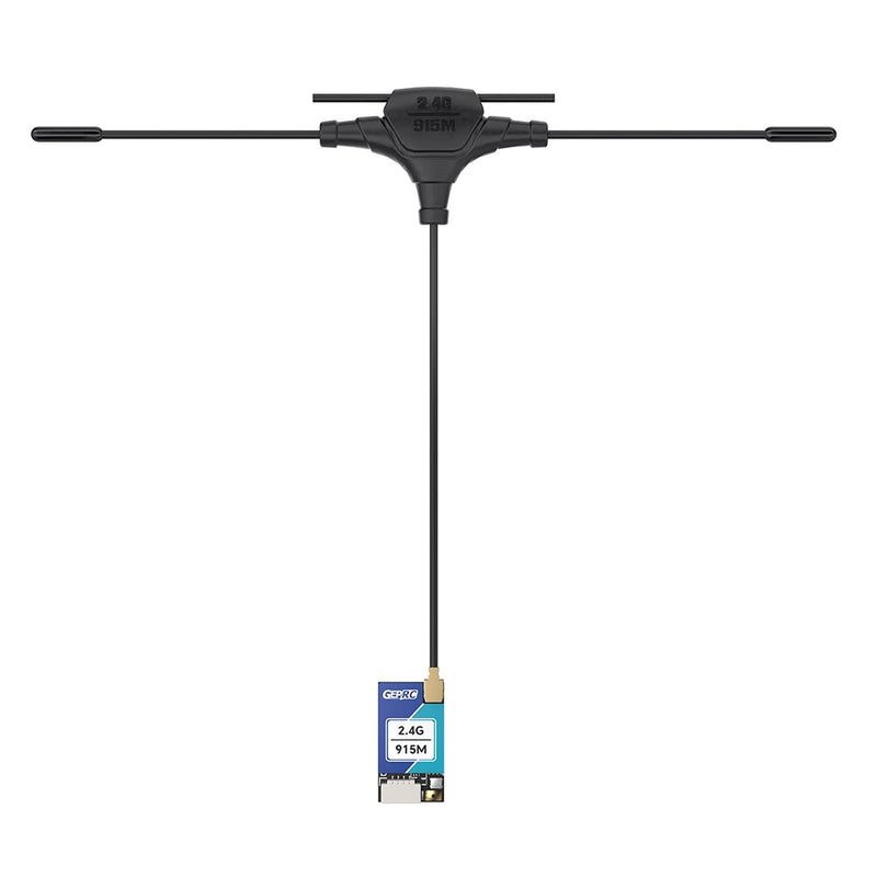GEPRC ELRS Nano 915M/2.4G Dual-Band ExpressLRS Open-Source T-Antenna Receiver for FPV Racer Drones