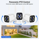 K20 1080P PTZ WiFi IP Camera Outdoors Surveillance Camera Full-color Night Vision Motion Detection Two-way Intercom IP66 Waterproof 2MP Bullet Camera Home Security Protection