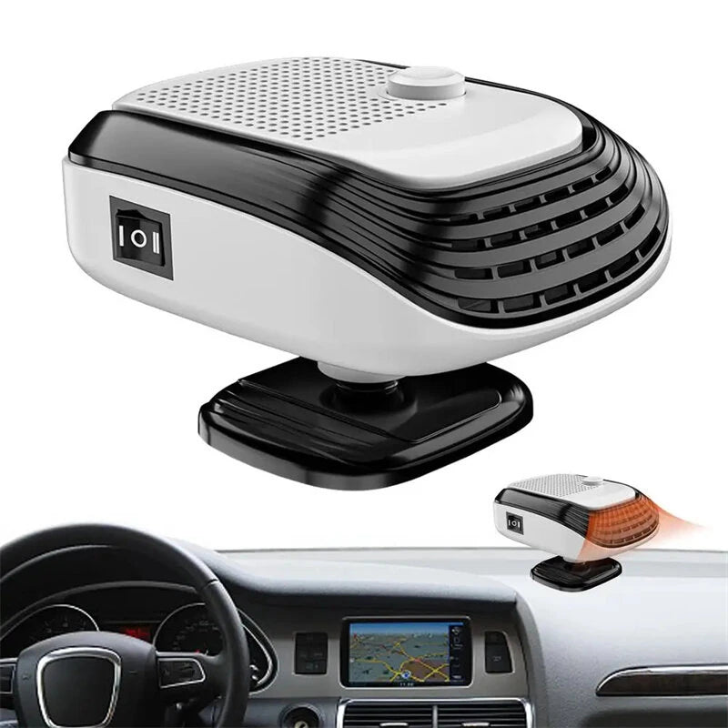 IPRee 2 in 1 120W Winter Fast Heating Car Heater 12V  Electric Fan Windshield Defogging Cooling for Truck RV SUV Travel Camper