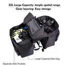 WEST BIKING 25L Bicycle Pannier Bag Waterproof Bike Rear Seat Bag Large Capacity Tail Seat Luggage Carrier Cycling Bags for MTB